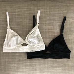 Reformation Set of Bralettes Mesh Size Small